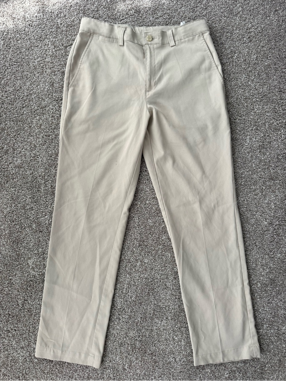 PGA Tour Boys Classic Straight Fit Khaki Pants
